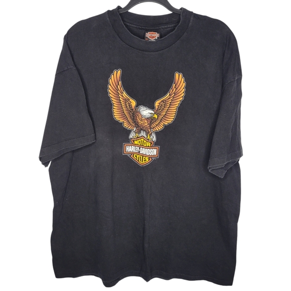 Harley-Davidson Other - Vintage 90s Harley Davidson Motorcycles Eagle Valparaiso Indiana Grahpic T-Shirt